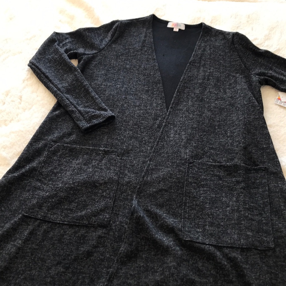 LuLaRoe | Charcoal Gray Sarah Duster Cardigan
